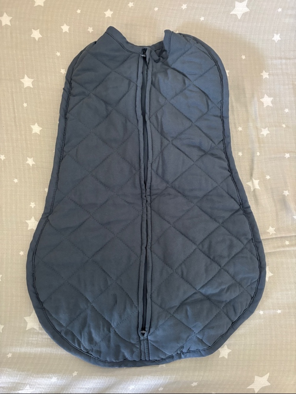 Quilted Baby Sleep Sack in Slate Blue
